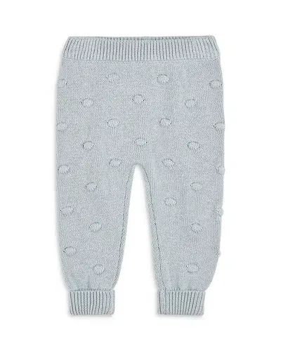 Firsts By Petit Lem Girls' Bobble Knit Sweater Leggings - Baby In Light Blue