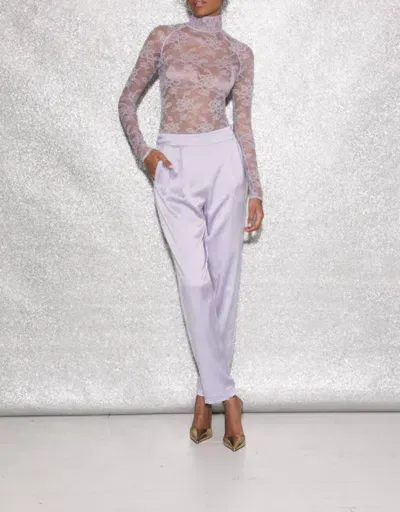 Fleur Du Mal Tuxedo Pants In Purple