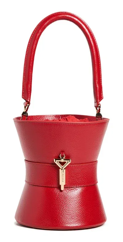 Florian London Belle Bucket Bag Red