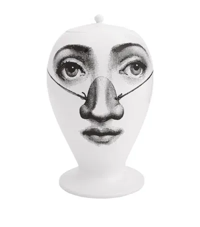 Fornasetti Burlone Vase In White