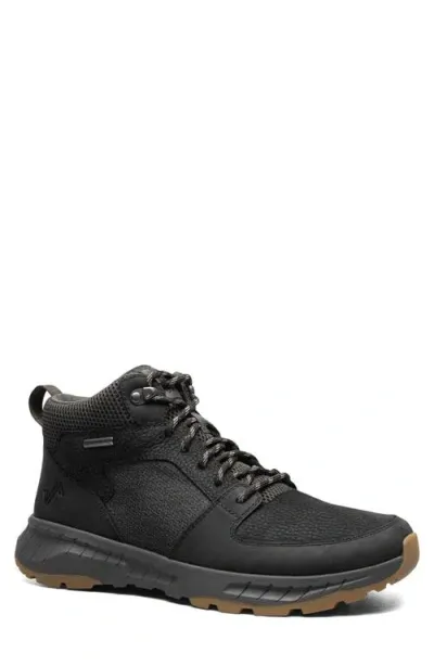 Forsake Wild Sky Waterproof Mid Hiking Sneaker In Black