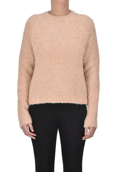 Forte Forte Bouclè Knit Pullover In Cipria