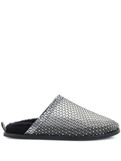 Forte Forte Flat Mesh Mules In Black