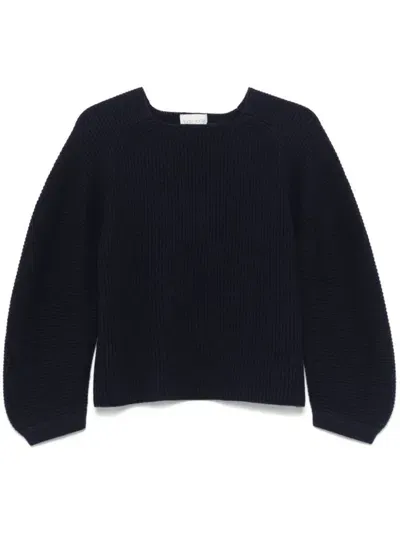 Forte Forte Crescent Moon Sweater In Blue