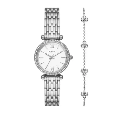 Fossil Mod. Carlie Special Pack + Bracelet In White