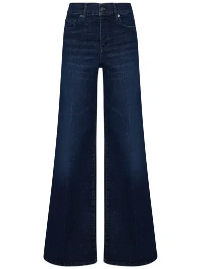 Frame Denim Le Palazzo Jeans In Blue