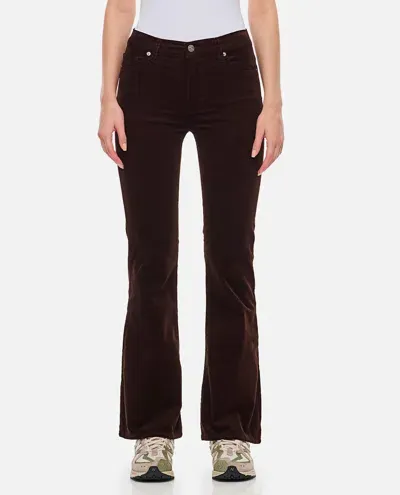 Frame Le Easy Flare Denim Pants In Brown