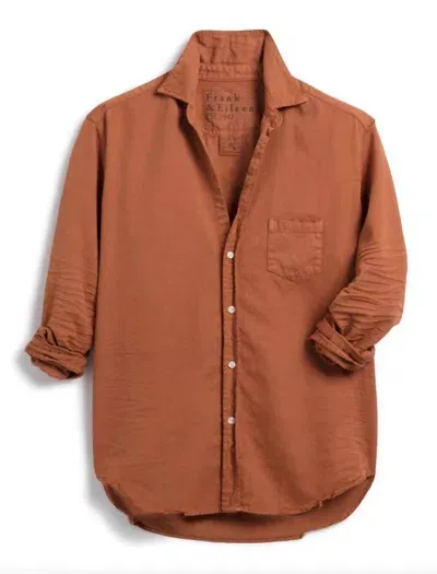 Frank & Eileen Eileen Women's Button Up In Toffee In Brown