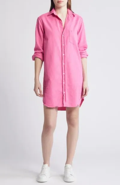 Frank & Eileen Mary Classic Long Sleeve Shirtdress In Blossom