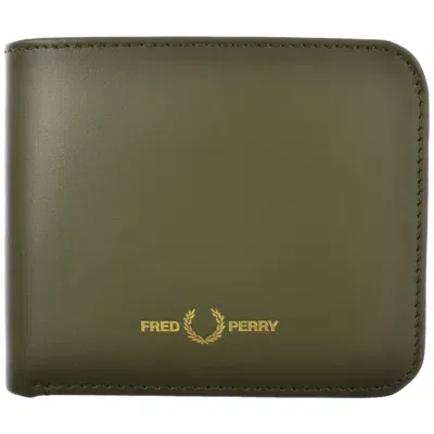 Fred Perry Billfold Wallet Green