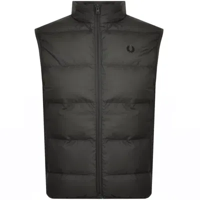 Fred Perry Insulated Gilet Green