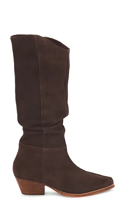 Free People Sway Low Slouch Boot In Fudgesicle