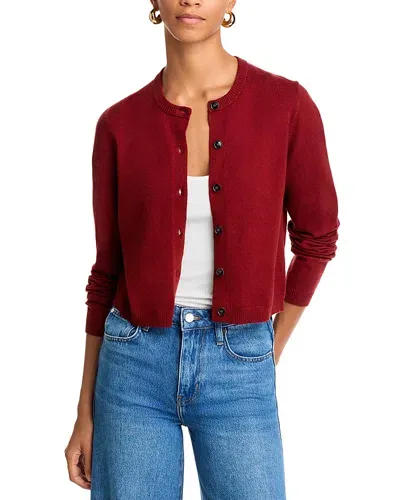 French Connection Cosysoft Fitted Cardigan In Wine