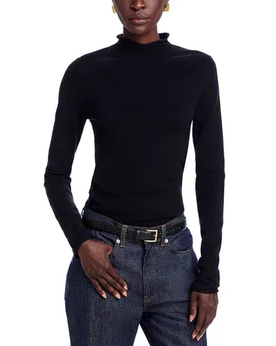 French Connection Cosysoft Mock Neck Sweater In Black