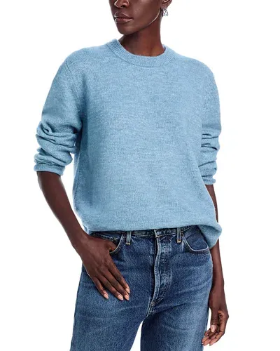 French Connection Kesia Crewneck Sweater In Dusted Blue