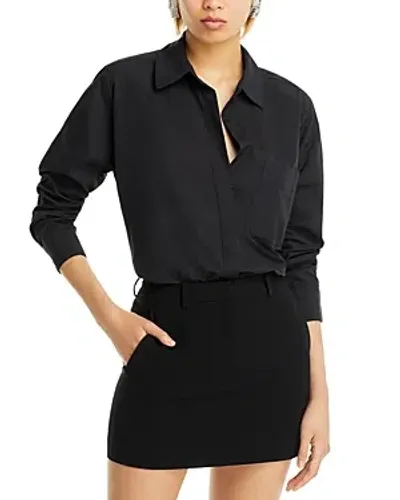 French Connection Relaxed Shirt In Black