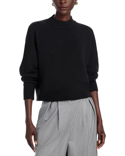 French Connection Vhari Crewneck Sweater In Black