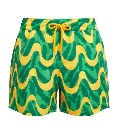 Frescobol Carioca X John Booth Sport Swim Shorts In Green