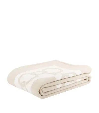 Frette Chains Blanket In Neutral