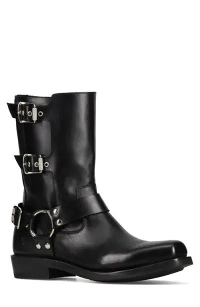 Frye Conway Moto Harness Boot In Black