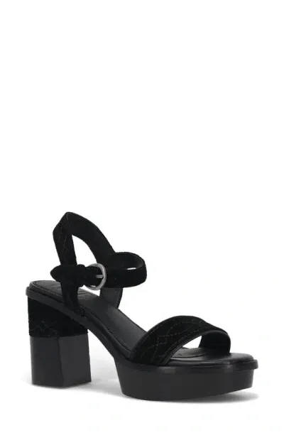 Frye Pipa Platform Sandal In Black