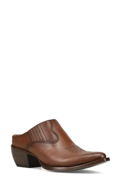 Frye Sacha Pointed Toe Mule In Spice