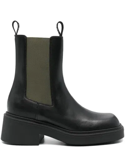 Furla College Chelsea Boots In Black