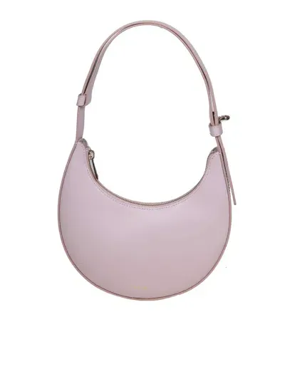 Furla Delizia Mini Hobo Bag In Pink Leather