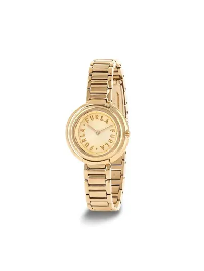 Furla Icon Shape Watch In Gold