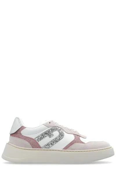 Furla Leather Low-top Sneakers In Multi