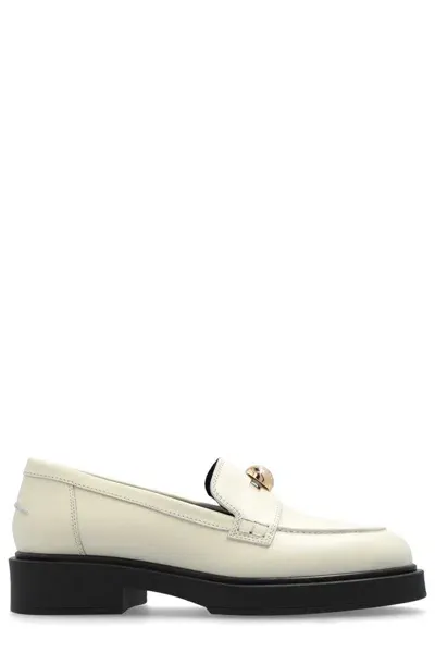 Furla Sfera Loafers In Beige