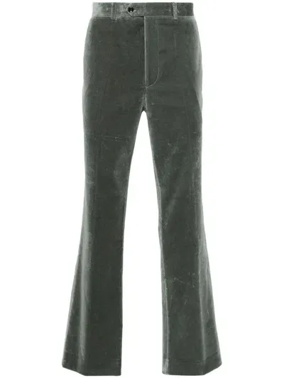 Fursac Velvet Trousers In Green