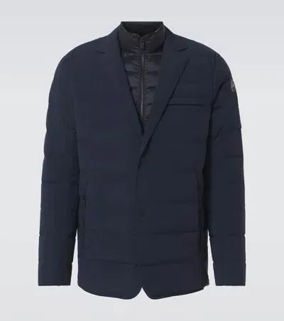 Fusalp Alban Down-paneled Blazer In Blue