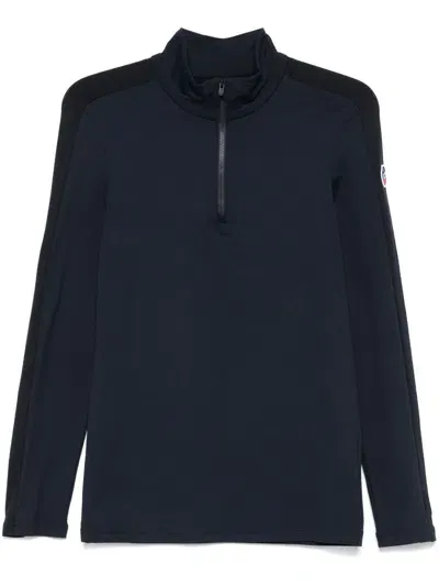 Fusalp Panelled Ski Top In Blue