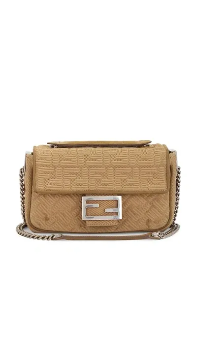 Fwrd Renew Fendi Chain Shoulder Bag In Brown