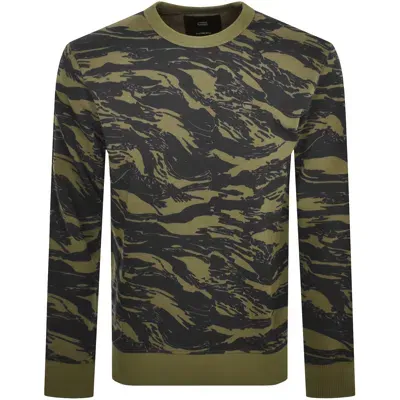 G-star G Star Raw Tiger Camo Sweatshirt Green