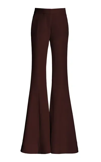 Gabriela Hearst Desmond Pant In Deep Bordeaux Virgin Wool