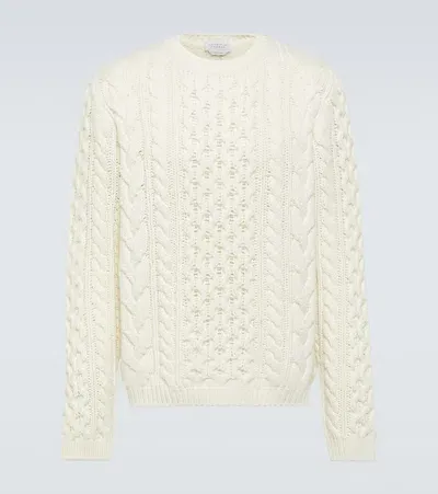 Gabriela Hearst Geoffrey Cable-knit Cashmere Sweater In White