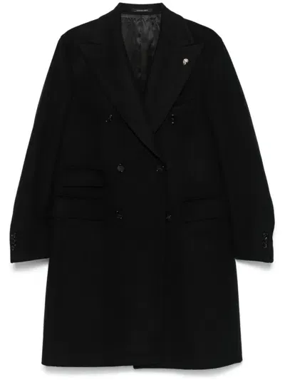 Gabriele Pasini Double-breasted Coat In Black