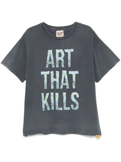 Gallery Dept. Broken Art T-shirt In Gray