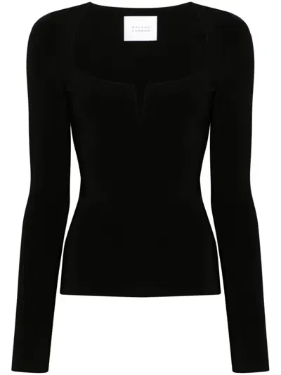 Galvan Freya Sweater In Black