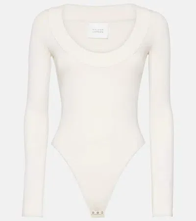 Galvan Jersey Bodysuit In White