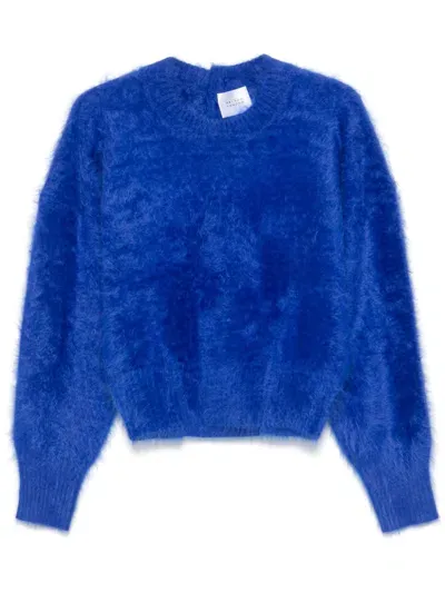 Galvan Loom Sweater In Blue