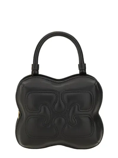 Ganni Butterfly Bag In Black