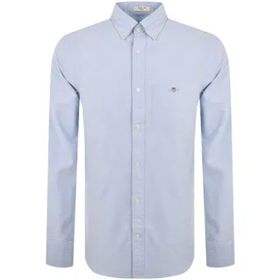 Gant Oxford Long Sleeved Shirt Blue