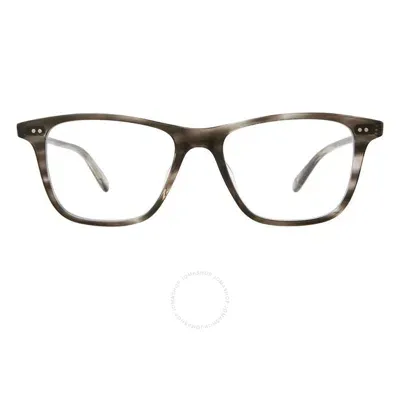 Garrett Leight Hayes Demo Square Unisex Eyeglasses 1141 Bkslt 50 In Black