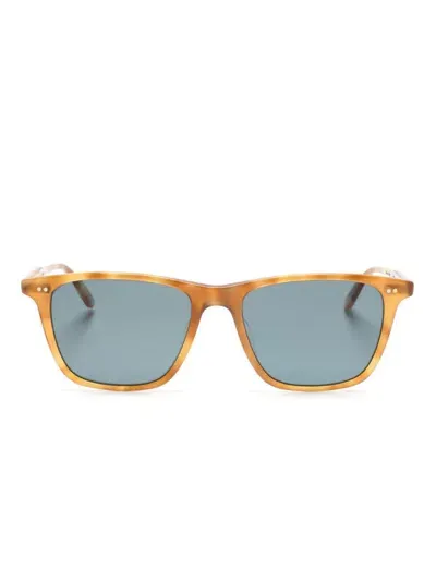 Garrett Leight Hayes Sonnenbrille In Gold