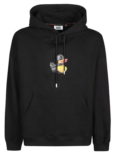 Gcds Duck Sweatshirt In Black