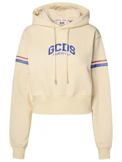 Gcds Sweatshirts In Beige