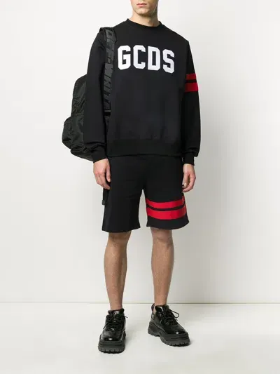 Gcds Logo Crewneck In Black